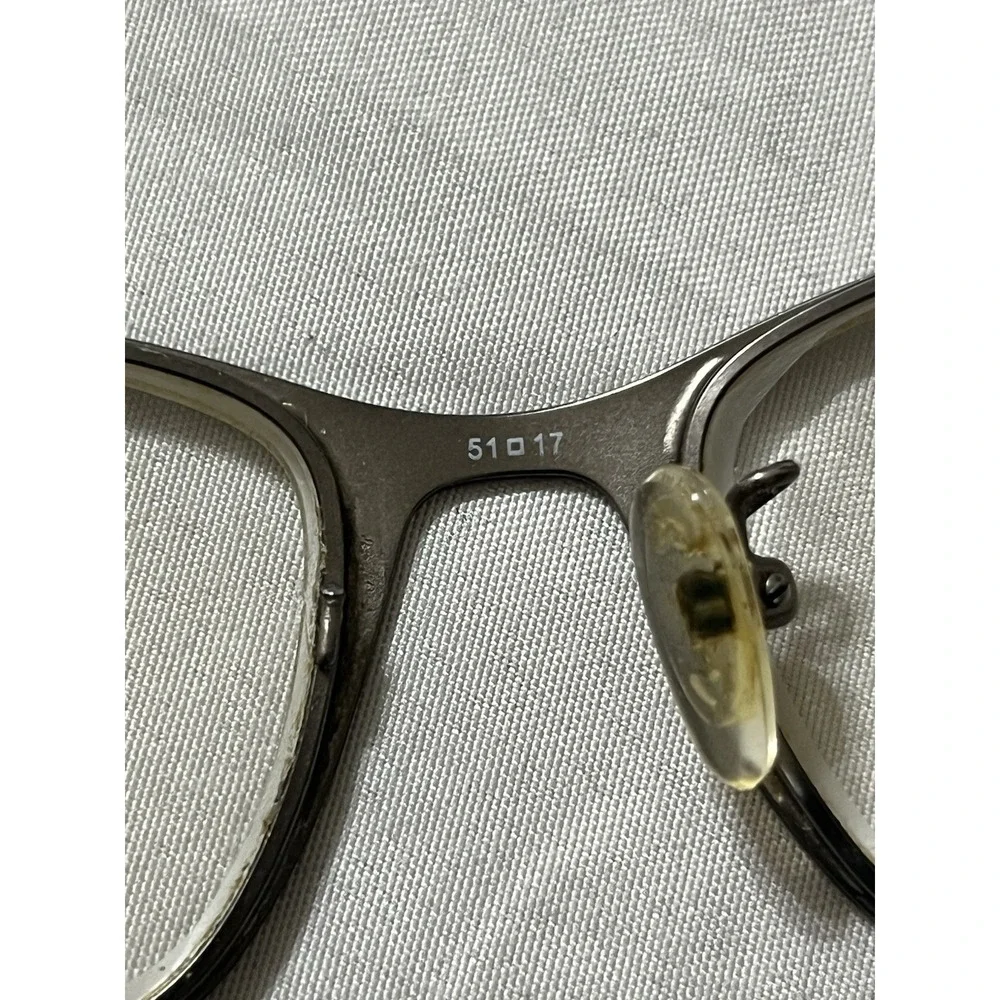 Coach Eyeglasses HC5065 9017 Dark Silver Metal Black 51-17 135 *Frames Only*